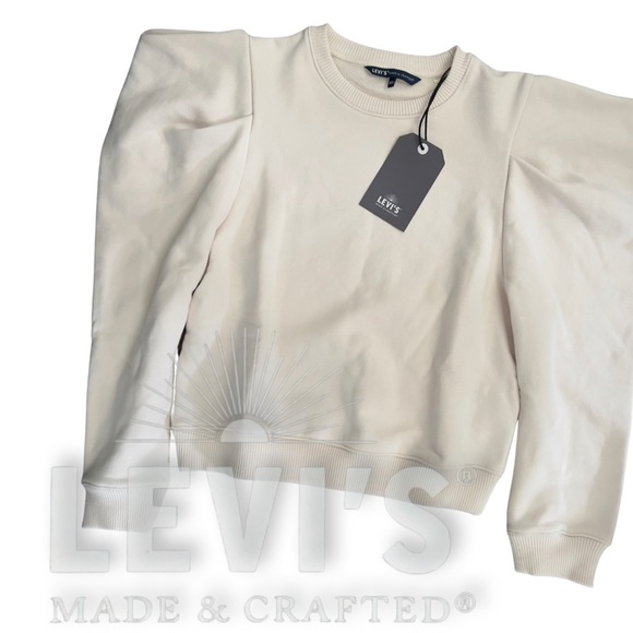 Levi’s Made & Crafted Angel Sleeve Sweater Puff Shoulder - Picture 8 of 16